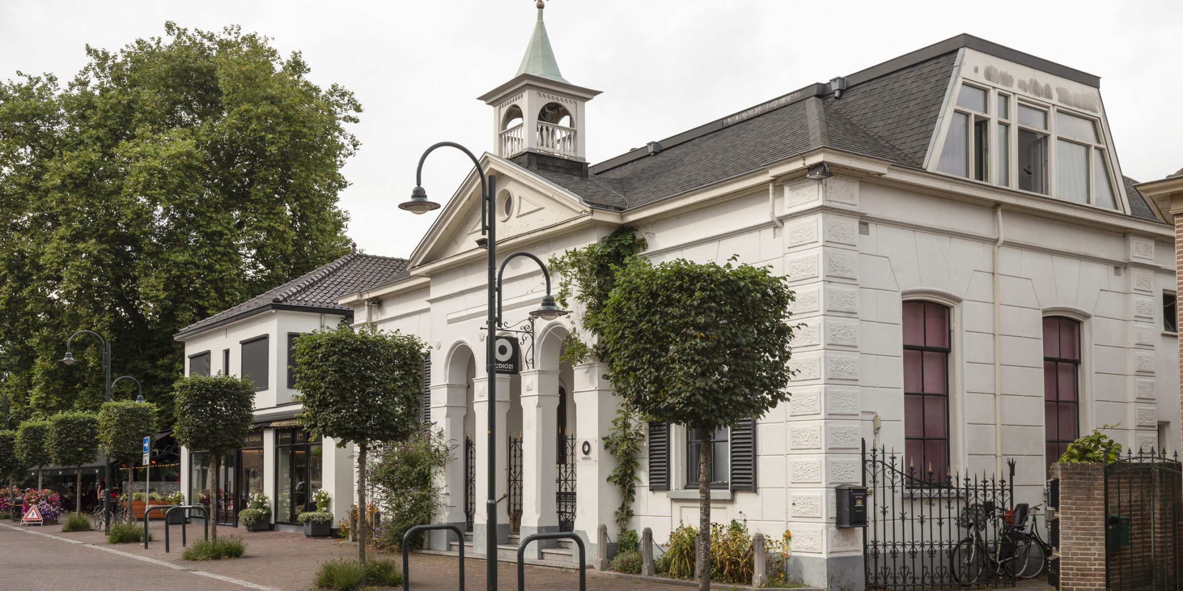 Heerde, Netherlands, September 12, 2021; facade of a historic building in the village of Heerde in Gelderland.