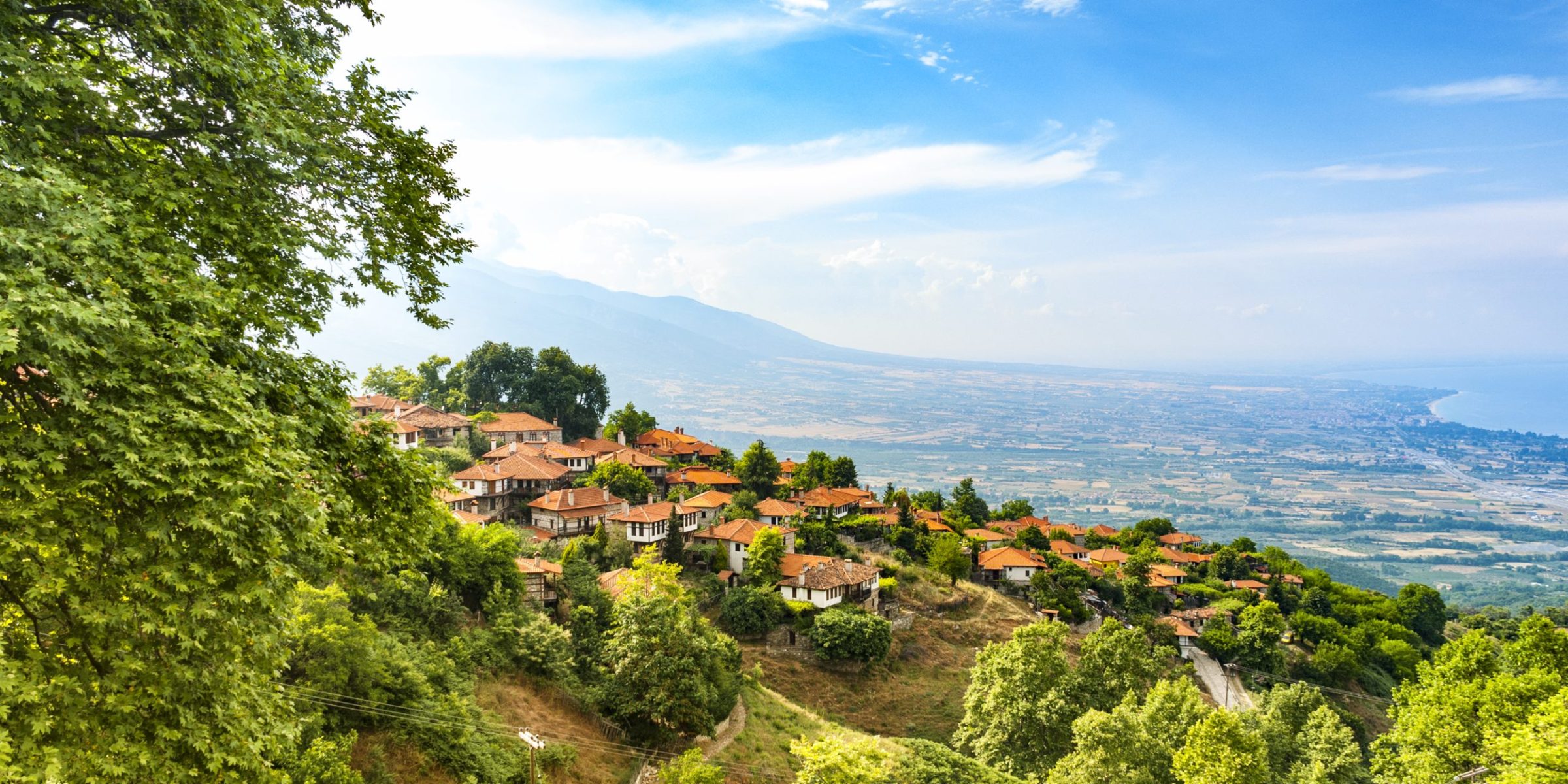 Old Platamonas village, tourist destination in the Olympus Mountain region of Greece.